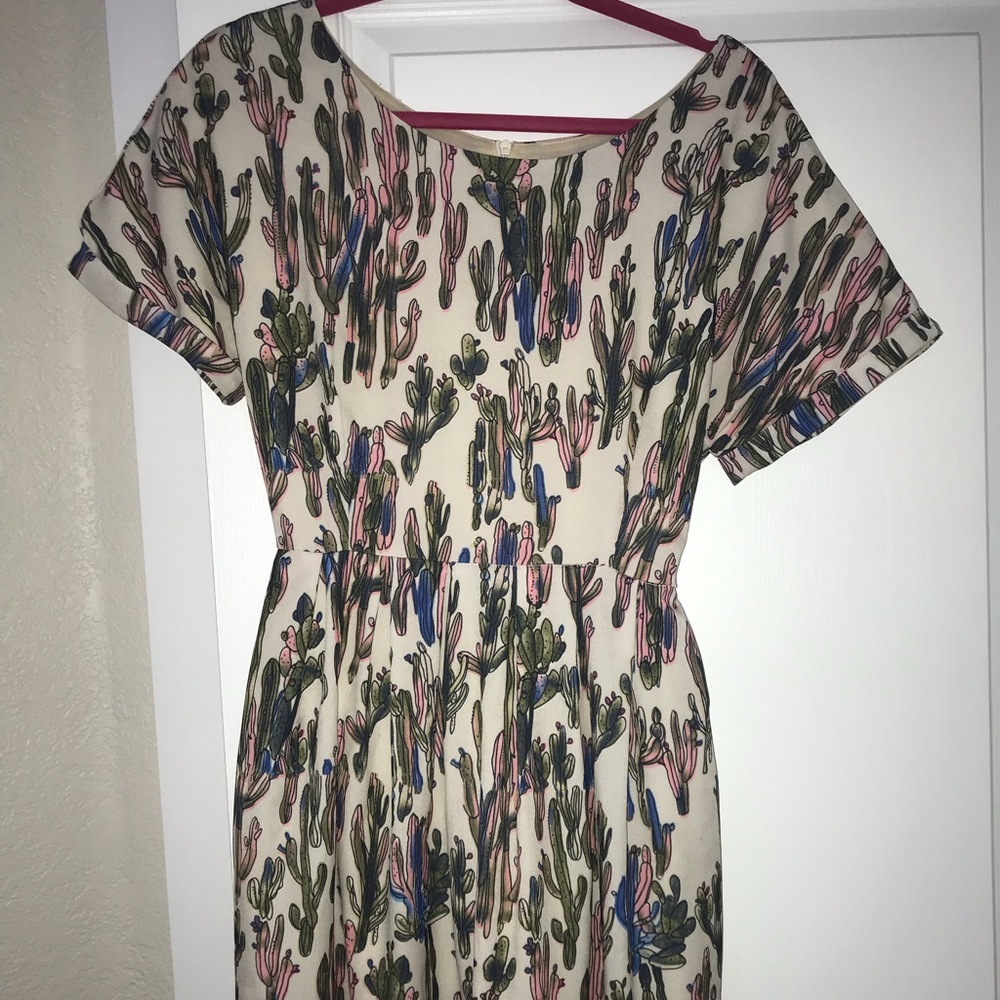 Cactus print dress